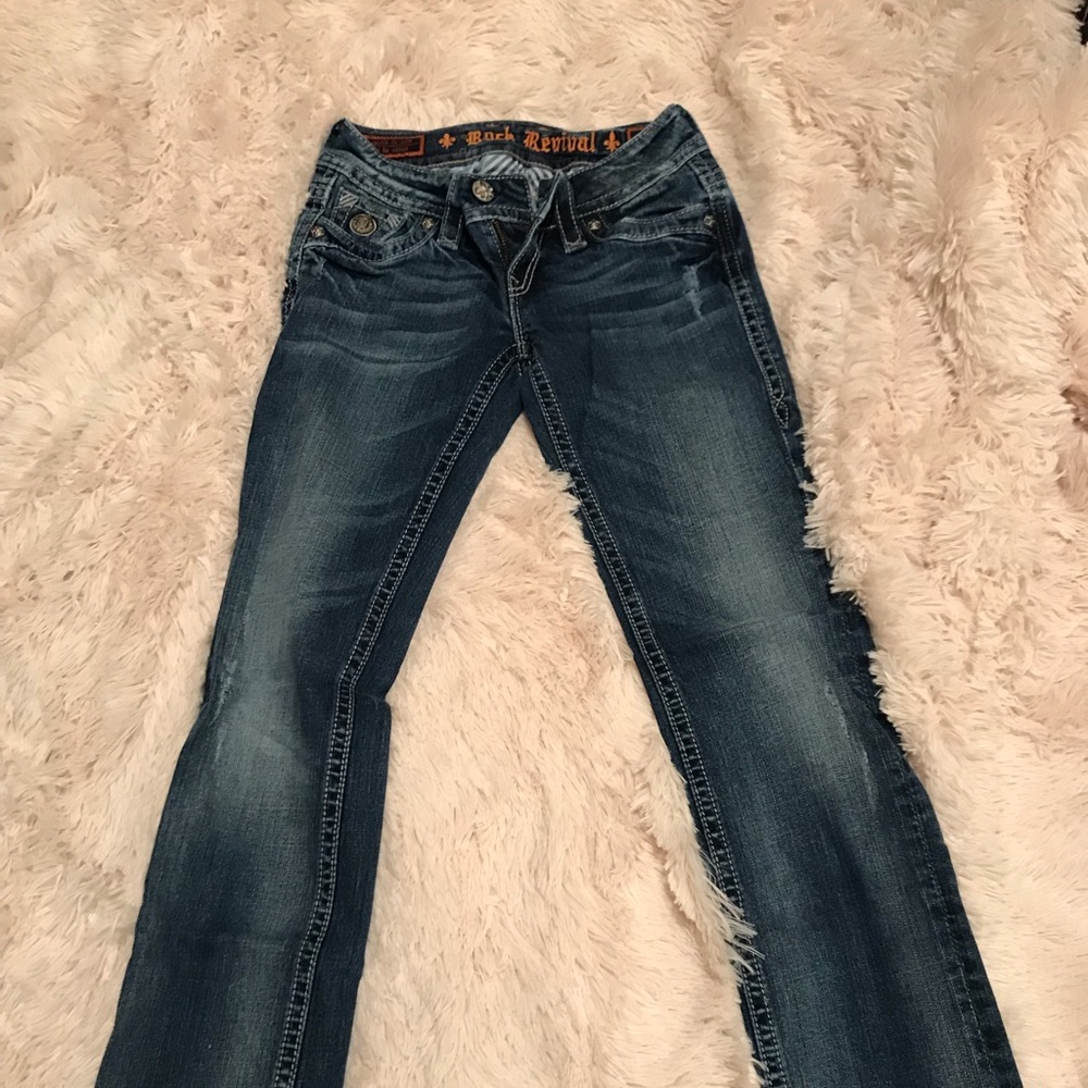 Rock Revival Tori Straight Jeans size 26